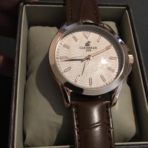 Caribbean Joe watch. Rose gold